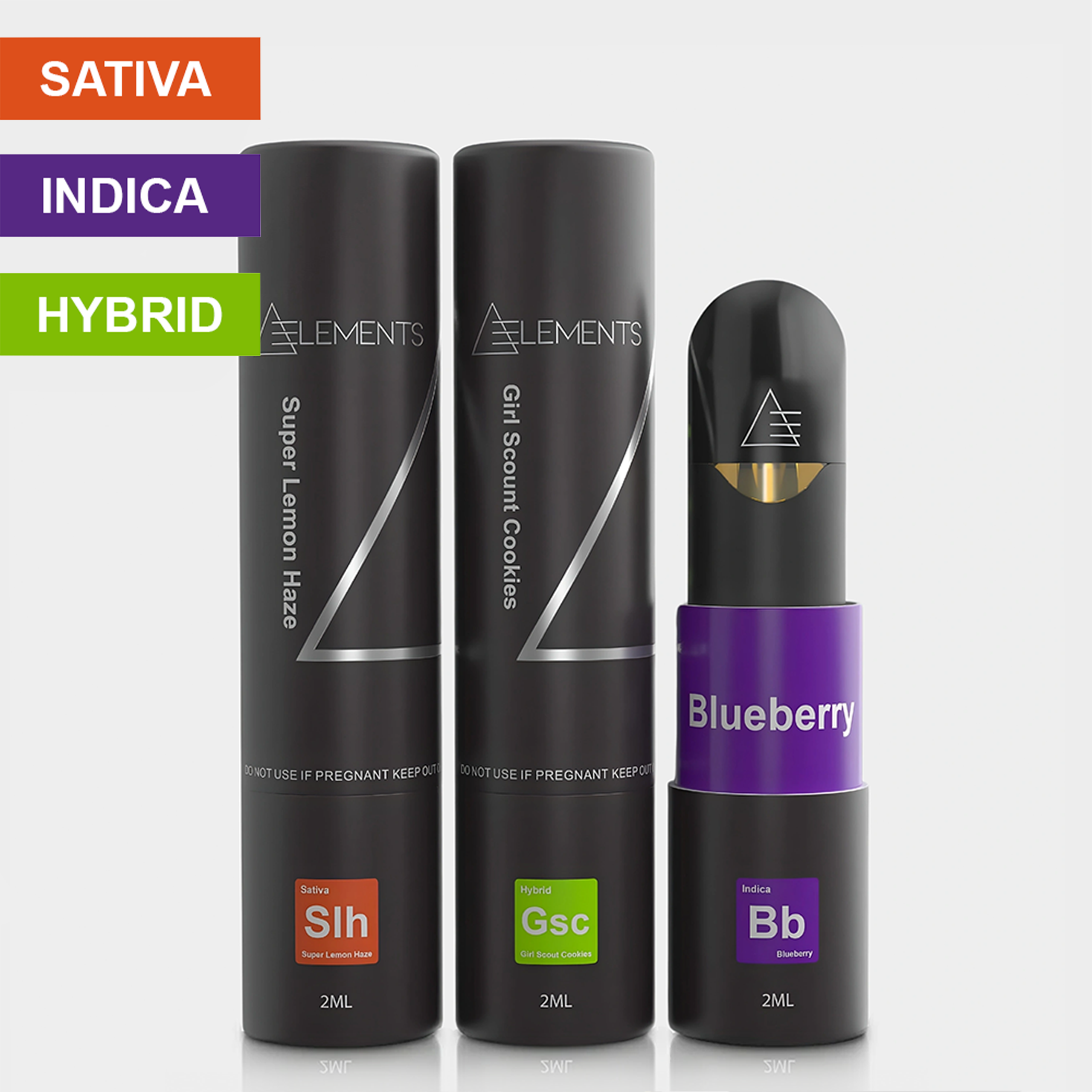 Elements 2000MG THC Disposable Vape